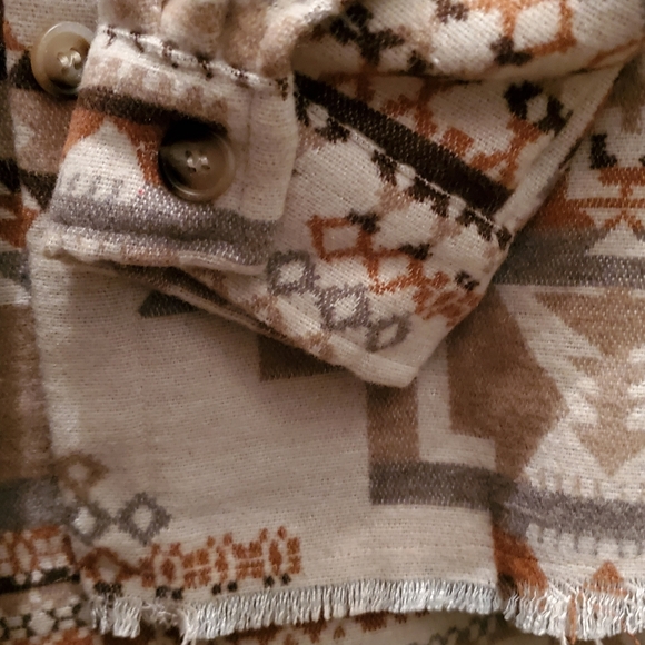 New BLUE B. COLLECTION June Boutique Archer Southwest Shacket M - Picture 6 of 6